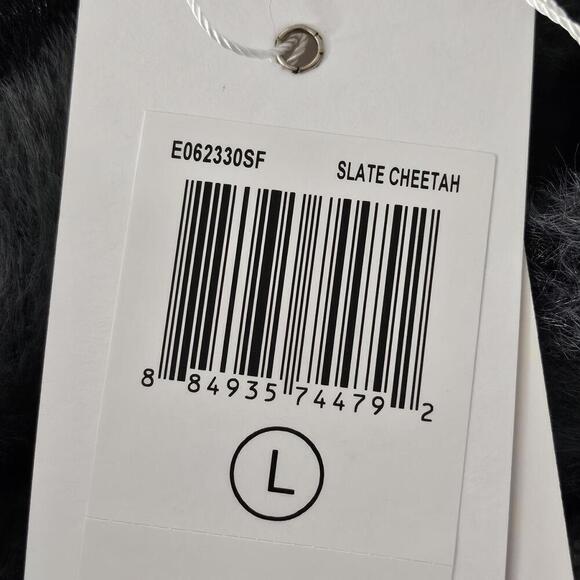 2/$50 NWT Evolution by Cyrus Slate Cheetah Cardigan Size L | Cozy Layers - Picture 5 of 6